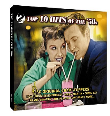 Top 10 Hits Of The '50s, 2 CDs