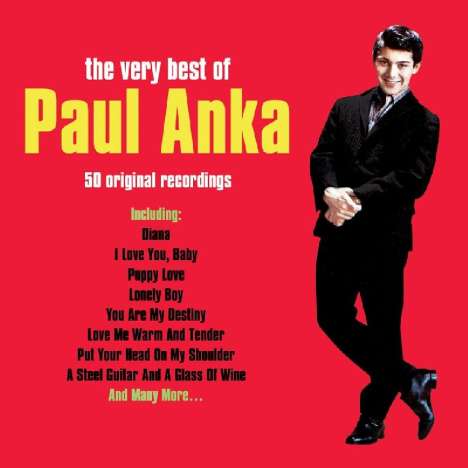 Paul Anka: The Very Best Of Paul Anka: 50 Original Recordings, 2 CDs