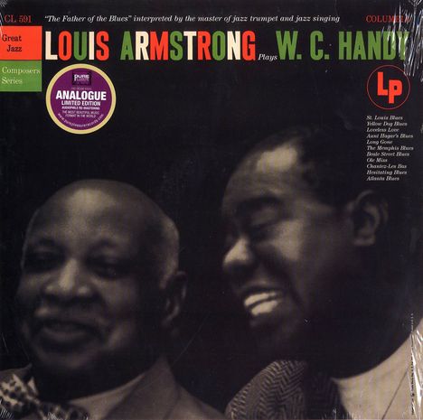 Louis Armstrong (1901-1971): Plays W.C. Handy (180g), 2 LPs