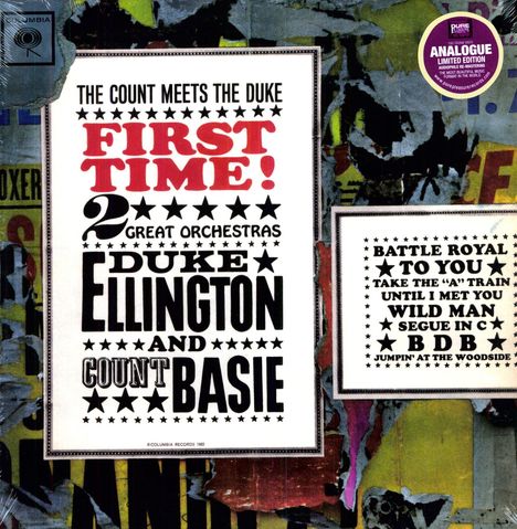 Duke Ellington &amp; Count Basie: First Time! The Count Meets The Duke (180g) (Limited Edition), LP