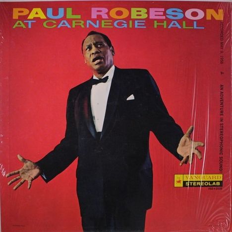 Paul Robeson: At Carnegie Hall (180g) (Limited-Edition), LP