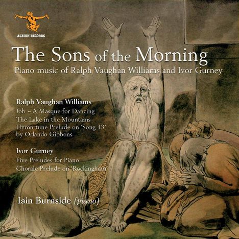 "The Sons of the Morning" steht groß geschrieben. Es ist eine Illustration mit einer sitzenden, betenden Figur im Vordergrund.