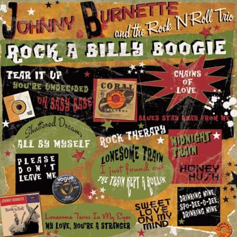 Johnny Burnette: Rock A Billy Boogie (Deluxe Limited Edition) (LP + CD), 1 LP und 1 CD