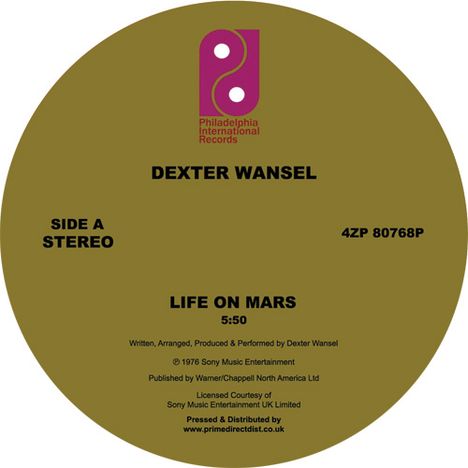 Dexter Wansel: Life On Mars, Single 12"