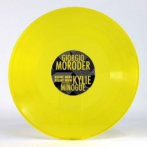 Giorgio Moroder: Right Here Right Now (Limited Edition) (Yellow Vinyl), Single 12"