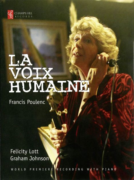 Francis Poulenc (1899-1963): La Voix Humaine für Sopran &amp; Klavier, 1 DVD und 1 Blu-ray Disc