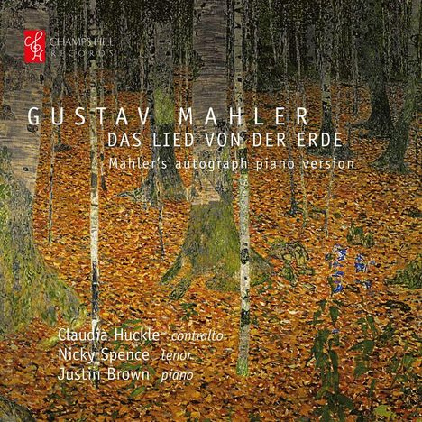 Gustav Mahler (1860-1911): Das Lied von der Erde (Klavierfassung), CD