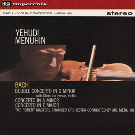 Johann Sebastian Bach (1685-1750): Violinkonzerte BWV 1041-1043, LP