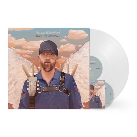 William Fitzsimmons: Ready The Astronaut (Clear Vinyl), 1 LP und 1 CD