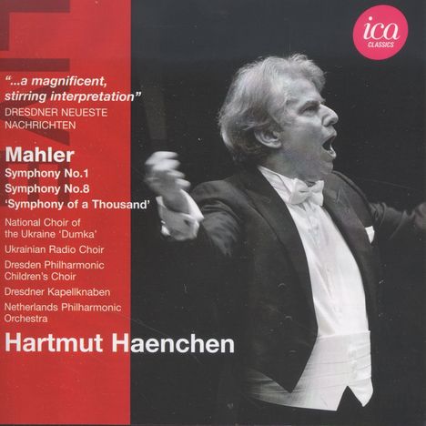 Gustav Mahler (1860-1911): Symphonien Nr.1 &amp; 8, 2 CDs