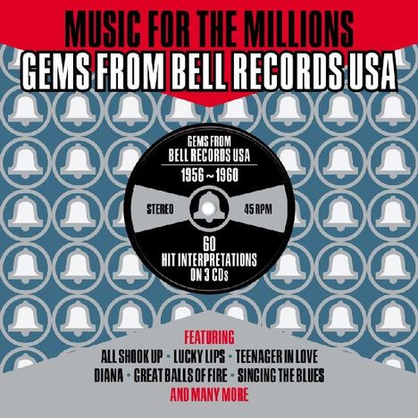 Music For The Millions: Gems From Bell Records USA, 3 CDs