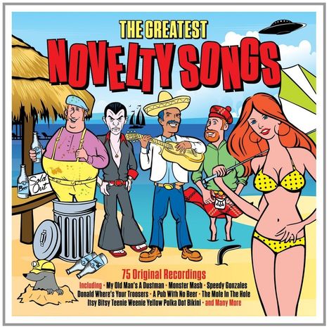 Greatest Novelty Songs, 3 CDs