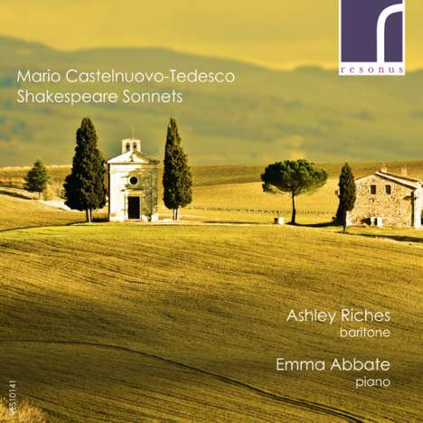 Mario Castelnuovo-Tedesco (1895-1968): Shakespeare Songs, CD