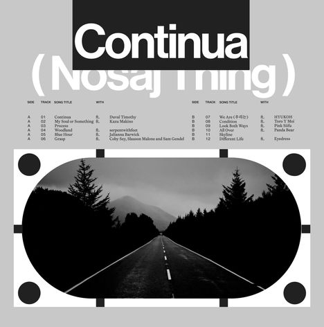 Nosaj Thing: Continua, CD