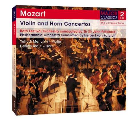 Wolfgang Amadeus Mozart (1756-1791): Violinkonzerte Nr.3-5, 2 CDs