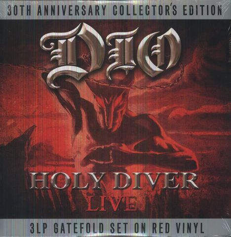 Dio: Holy Diver (Limited Collector's Edition) (Red Vinyl), 3 LPs