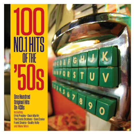 100 No.1 Hits Of the 50s, 4 CDs