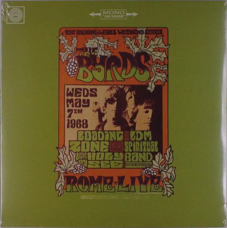 The Byrds: Live In Rome 1968, LP