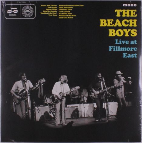 The Beach Boys: Live At Filmore East 1971 (mono), LP