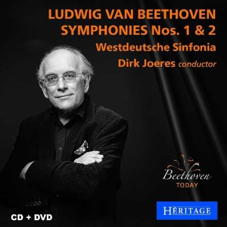 Ludwig van Beethoven (1770-1827): Symphonien Nr.1 &amp; 2, 1 CD und 1 DVD