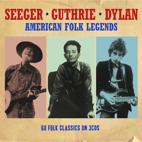 American Folk Legends, 3 CDs