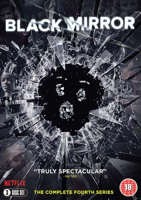 Black Mirror Season 4 (UK Import), 3 DVDs