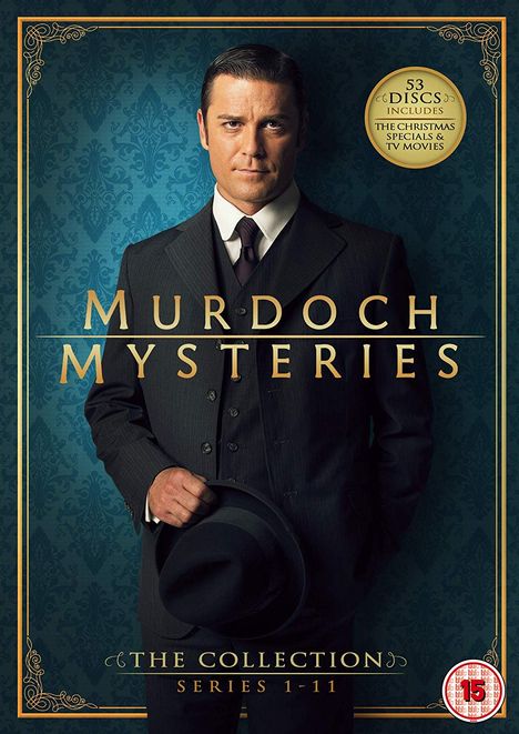 The Murdoch Mysteries Season 1-11 (UK Import), 53 DVDs