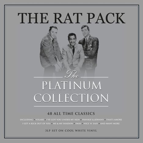 Rat Pack (Frank Sinatra, Dean Martin &amp; Sammy Davis Jr.): Platinum Collection (180g) (Limited Edition) (White Vinyl), 3 LPs