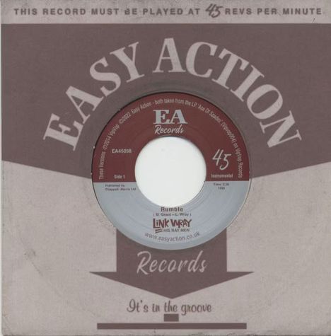 Link Wray: Rumble / Raw-Hide, Single 7"