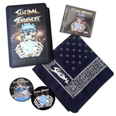 Suicidal Tendencies: World Gone Mad (Limited Box-Set) (Explicit), 1 CD und 1 Merchandise