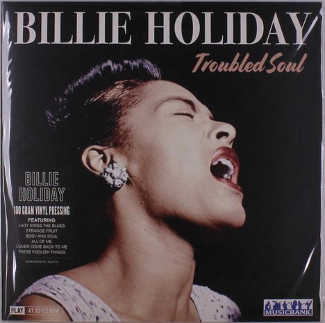 Billie Holiday (1915-1959): Troubled Soul (180g), LP