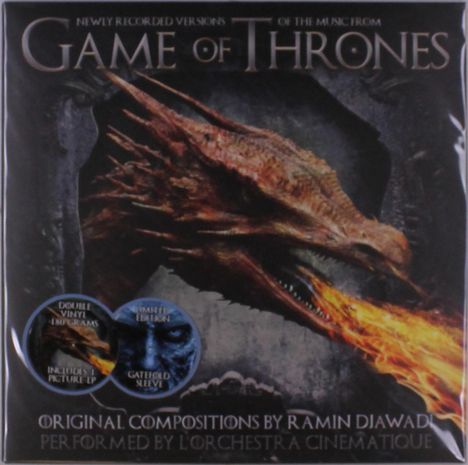 Ramin Djawadi (geb. 1974): Filmmusik: Game Of Thrones - Volume 1 (180g) (Limited Edition) (LP1: Picture Disc/LP2: Black Vinyl), 2 LPs