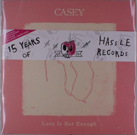 Casey: Love Is Not Enough (Limited Handnumbered Edition) (Half Crystal Clear/Half Colored Vinyl), LP