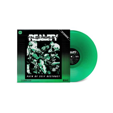 False Reality: Path Of Self Destruct (Limited Indie Edition) (Transparent Green Vinyl), Single 12"