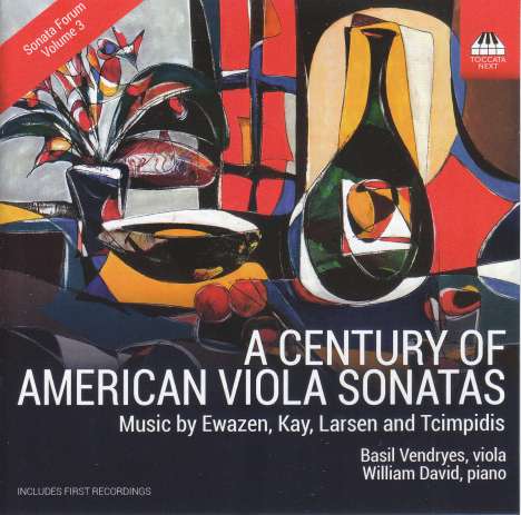 Basil Vendryes - A Century of American Viola Sonatas, CD