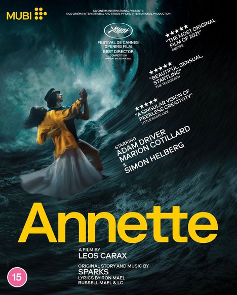 Annette (2021) (Blu-ray) (UK Import), Blu-ray Disc