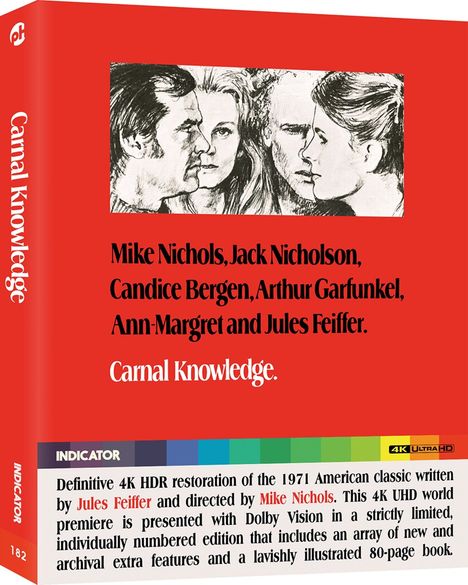 Carnal Knowledge (1971) (Ultra HD Blu-ray) (UK Import), Ultra HD Blu-ray
