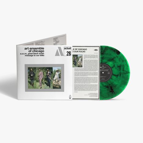 Art Ensemble Of Chicago: Message To Our Folks (remastered) (180g) (Limited Edition) (Green &amp; Black Marbled Vinyl), LP