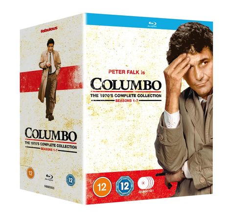 Columbo - The 1970's Complete Collection (Season 1-7) (Blu-ray) (UK Import), 20 Blu-ray Discs