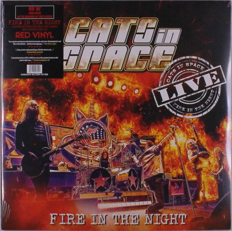Cats In Space: Fire In The Night: Live (Limited Edition) (Red Vinyl), 2 LPs