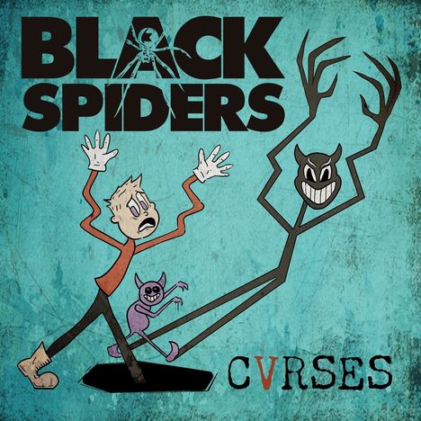 Black Spiders: Cvrses (Black'n'White Col. Vinyl), LP