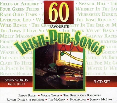 60 Favorite Irish Pub Songs, CD