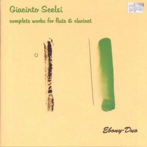 Giacinto Scelsi (1905-1988): Sämtliche Werke für Flöte &amp; Klarinette, CD