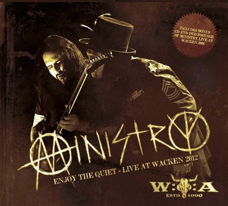 Ministry: Enjoy The Quiet: Live At Wacken 2012 (DVD + 2CD), 1 DVD und 2 CDs