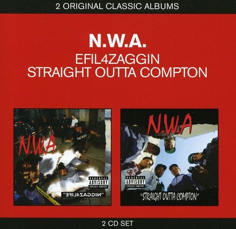 N.W.A: Efil4zaggin / Straight Outta Compton (Explixit), 2 CDs