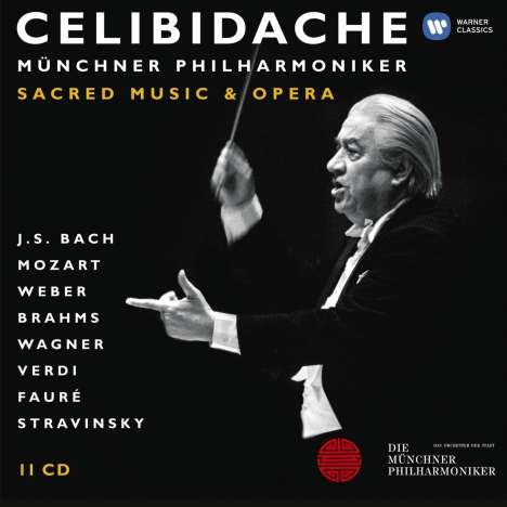 Celibidache-Edition Vol.4 - Geistliche Musik &amp; Oper, 11 CDs