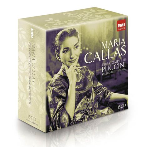 Maria Callas - The Complete Puccini Studio Recordings, 15 CDs