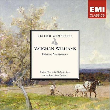 Ralph Vaughan Williams (1872-1958): Folk Song Arrangements für Solostimme &amp; Klavier, CD