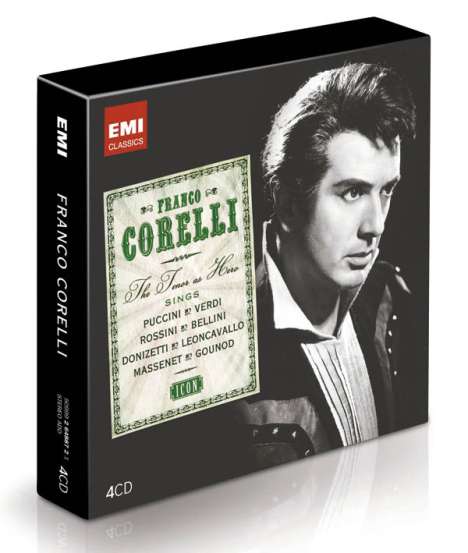 Franco Corelli - The Tenor as Hero (Icon Series), 4 CDs