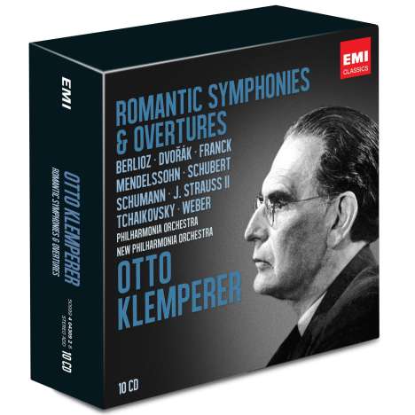 Otto Klemperer - Romantische Symphonien &amp; Ouvertüren, 10 CDs